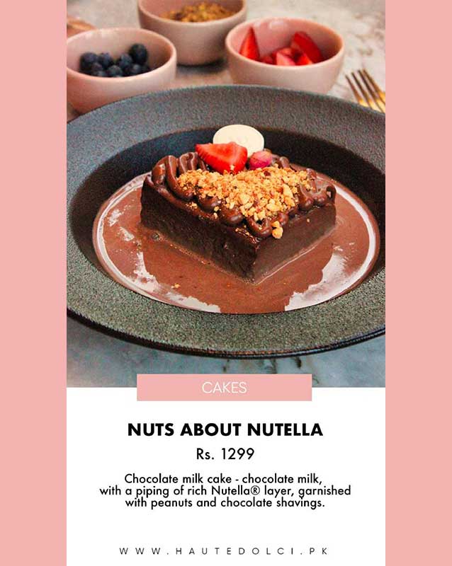 Haute Dolci menu