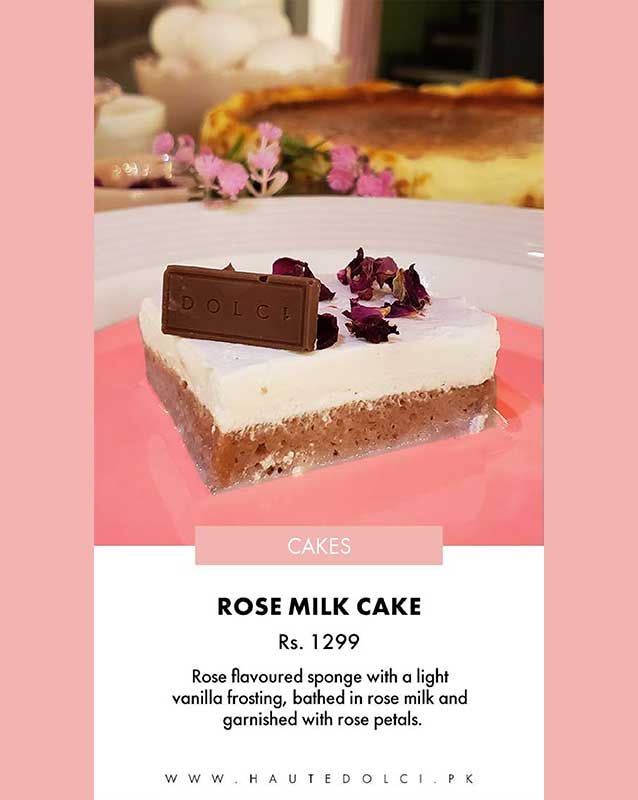 Haute Dolci menu