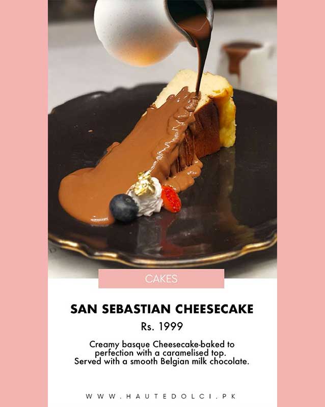 Haute Dolci menu