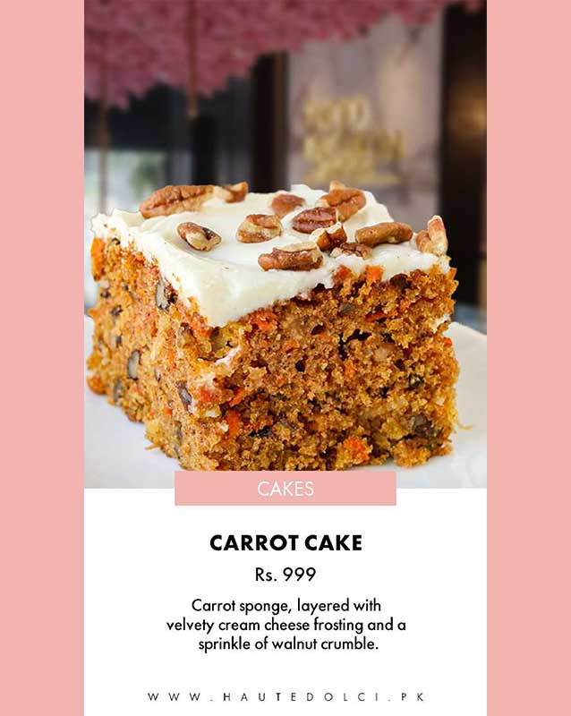 Haute Dolci menu