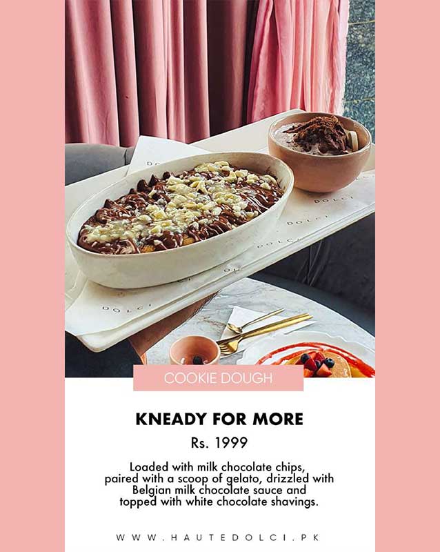 Haute Dolci menu