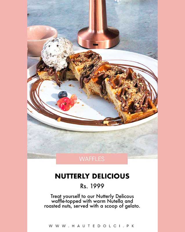 Haute Dolci menu