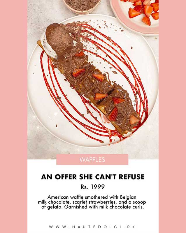 Haute Dolci menu