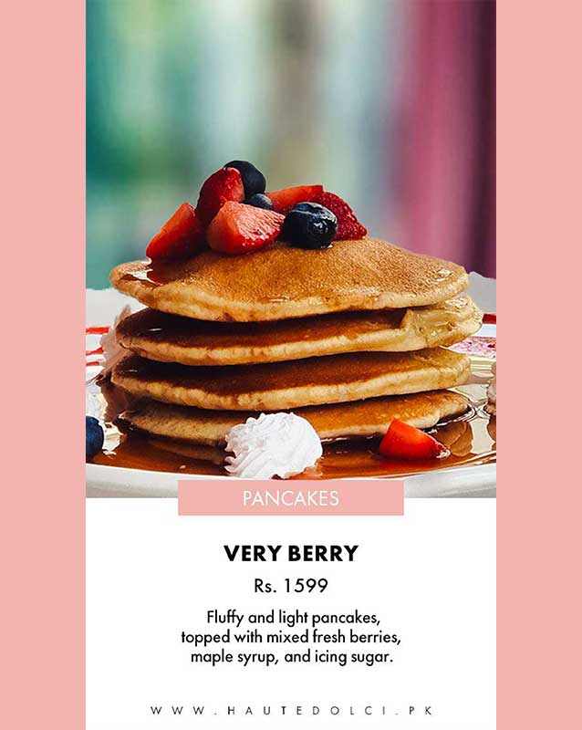 Haute Dolci menu