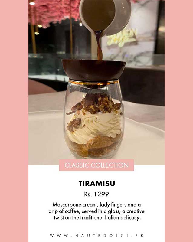 Haute Dolci menu
