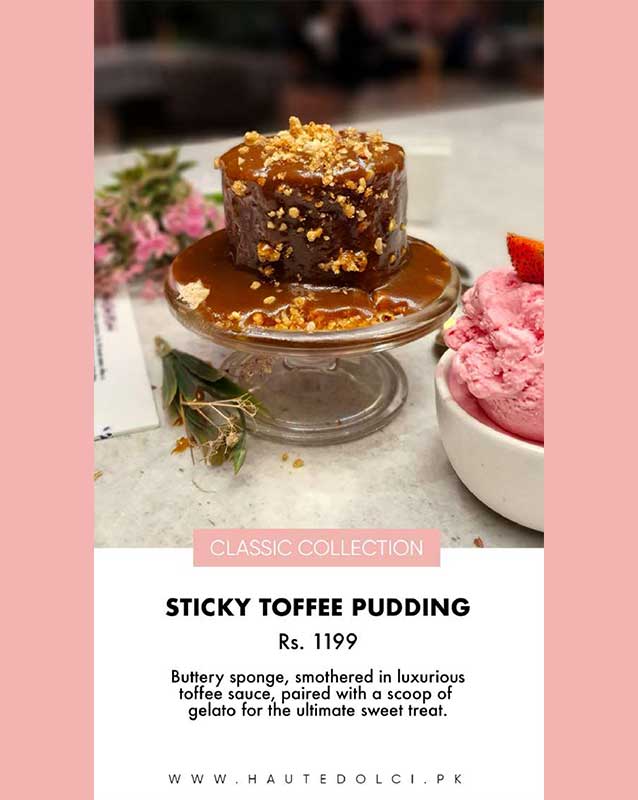 Haute Dolci menu