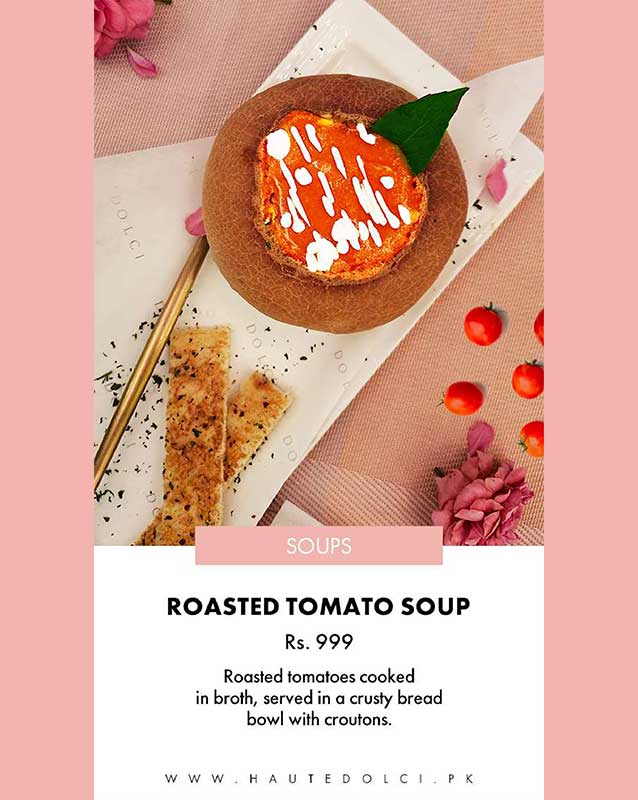 Haute Dolci menu