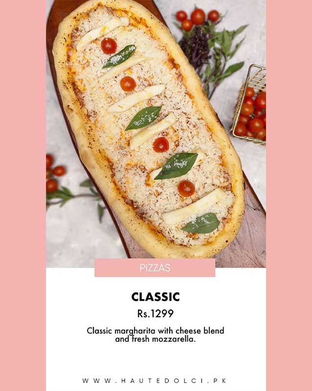 Haute Dolci menu