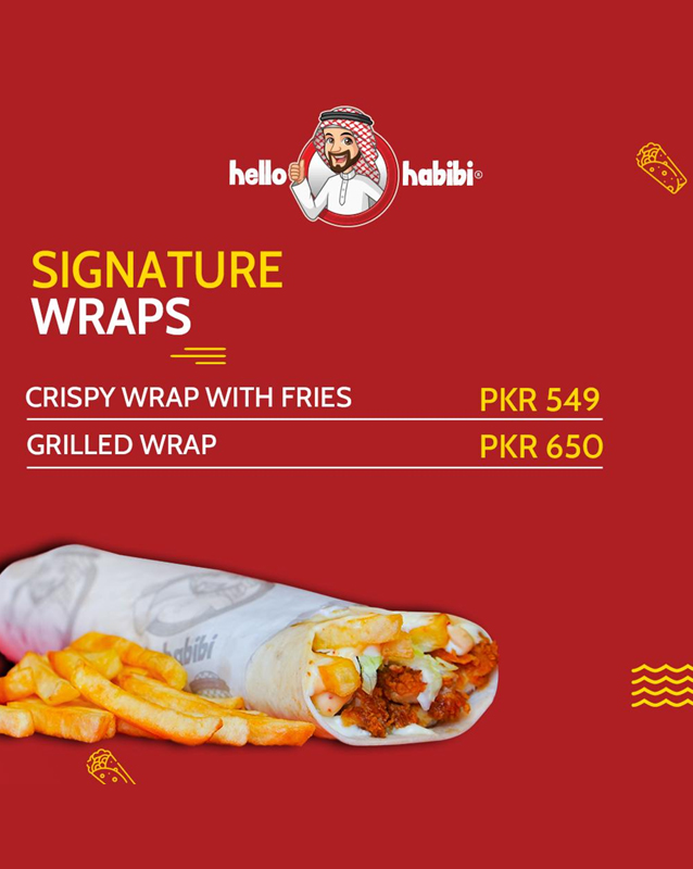 Hello Habibi menu