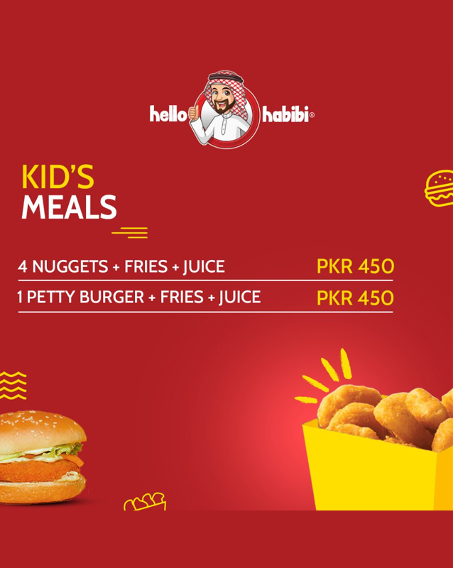 Hello Habibi menu