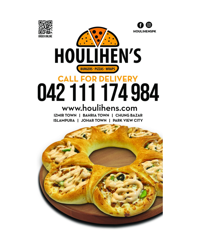Houlihen's menu