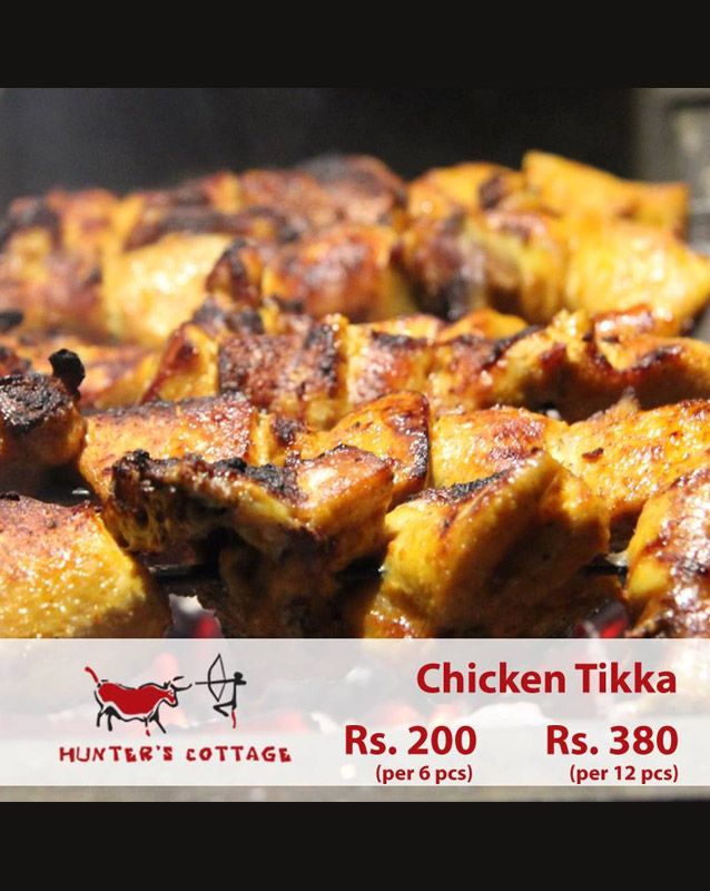 Hunter's Cottage menu