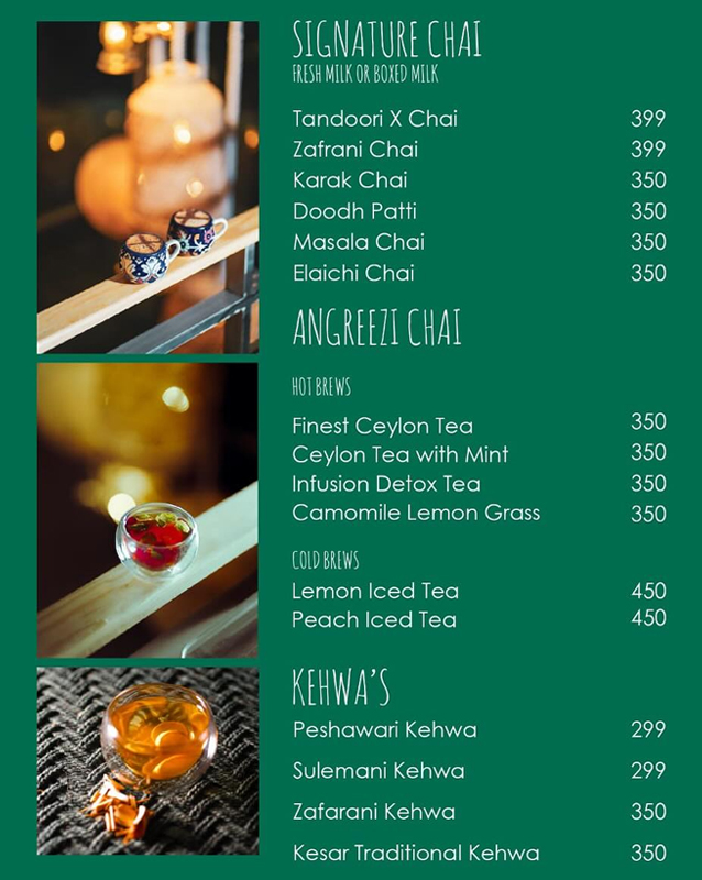 Karak Xpress  menu