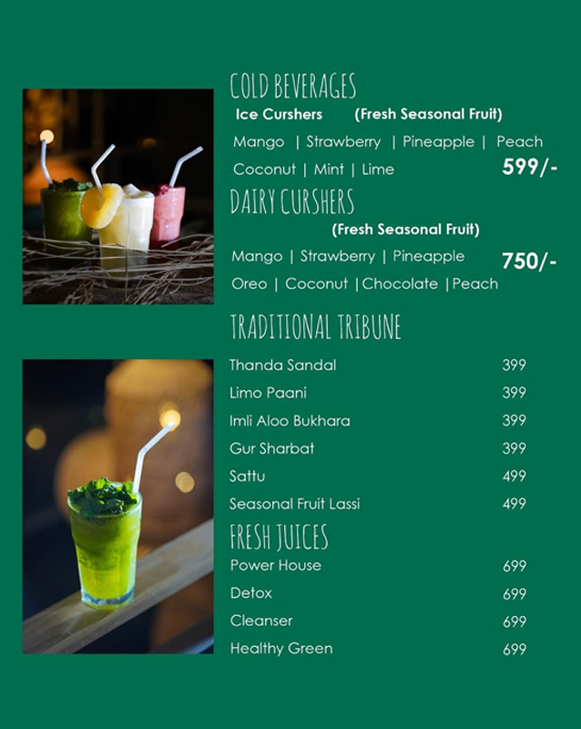 Karak Xpress  menu
