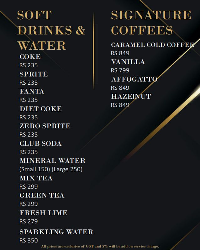 Keyaki menu