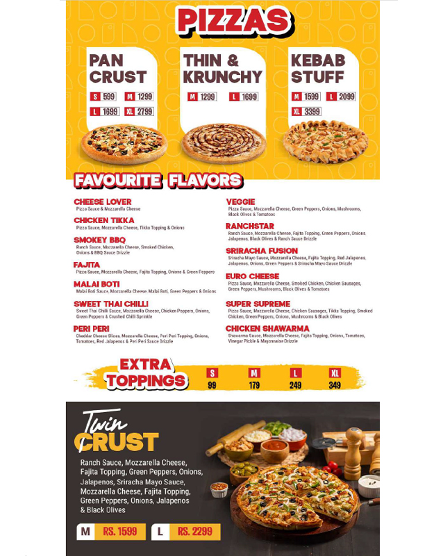 Kruncheese  menu