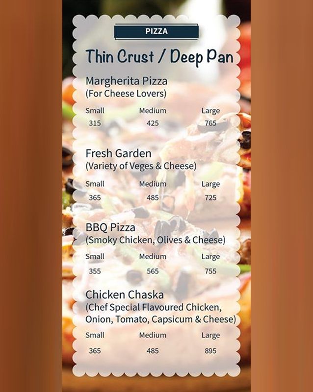 Laari Adda Lounge menu