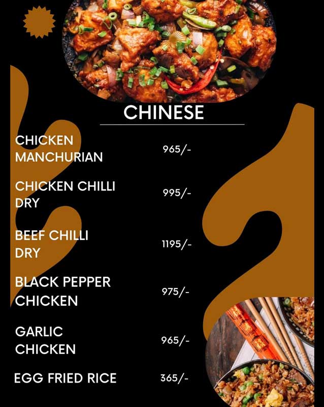 Lawa Club menu