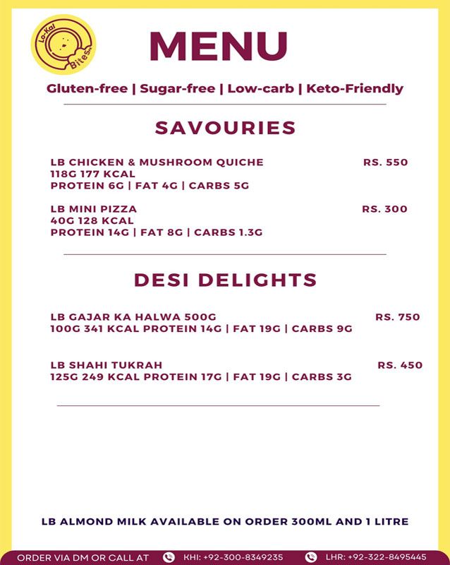 Lokalbitespk menu