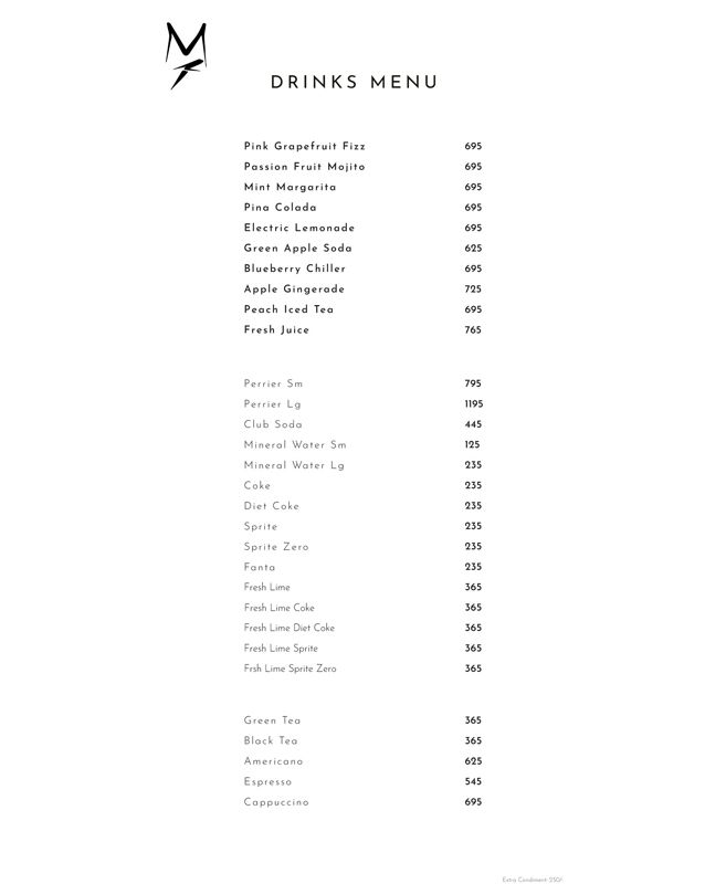 Mandarin Kitchen menu