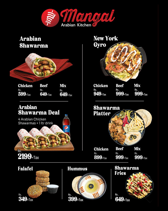 Mangal menu