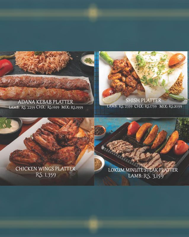 Nisa Sultan menu