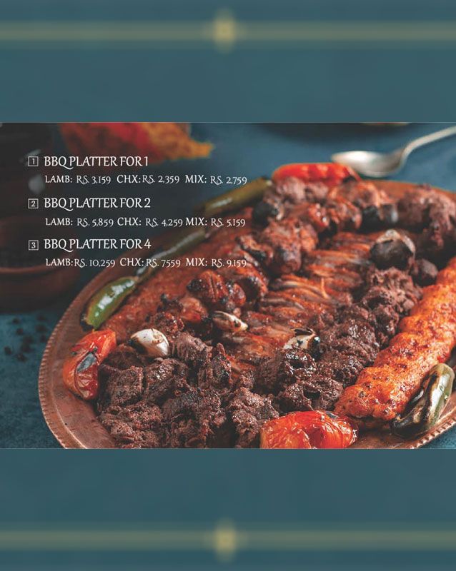 Nisa Sultan menu