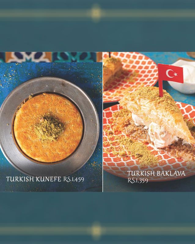 Nisa Sultan menu