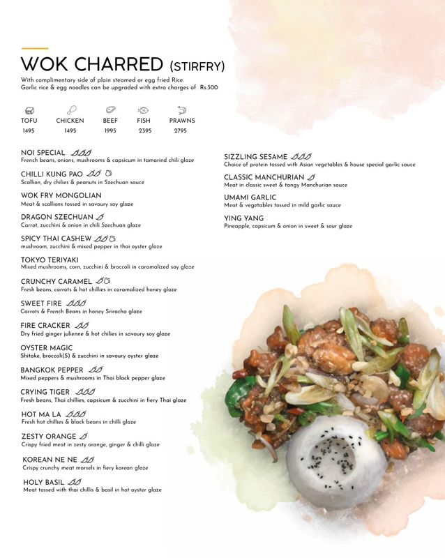 NOI-Stir Fry Kitchen menu