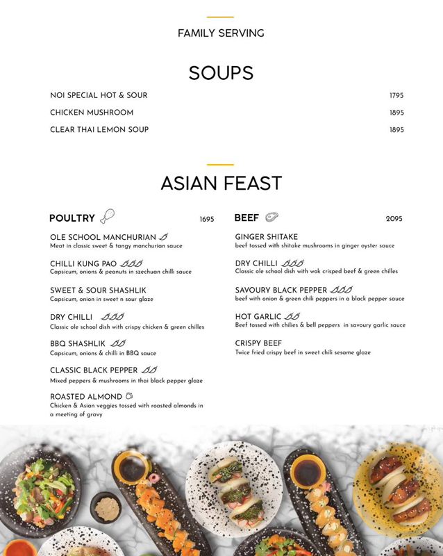 NOI-Stir Fry Kitchen menu