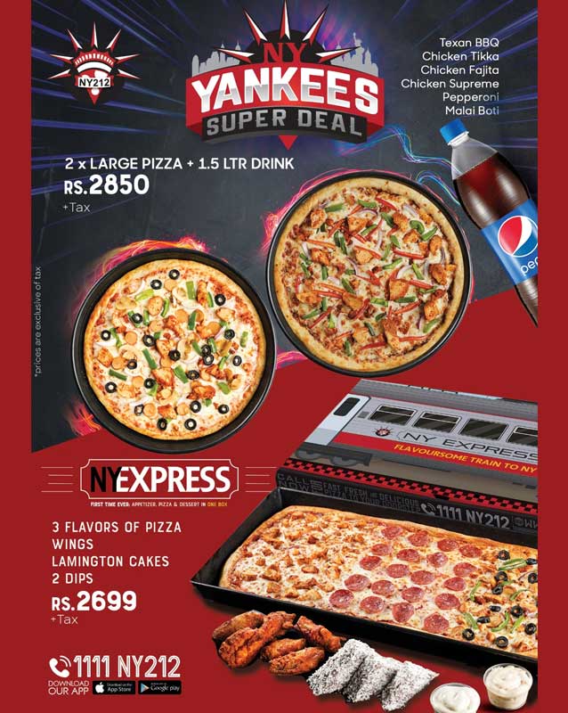 NY212 menu