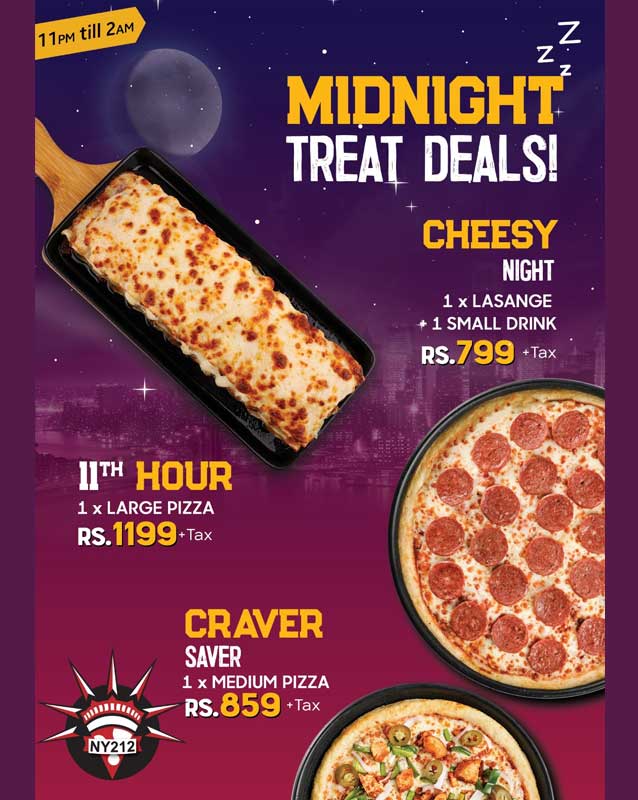 NY212 menu