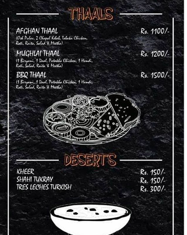 Oshkhana menu