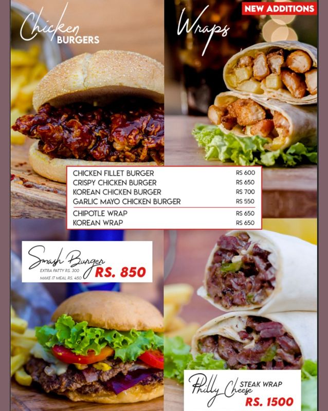 Outpost BYOB - Temporarily closed menu