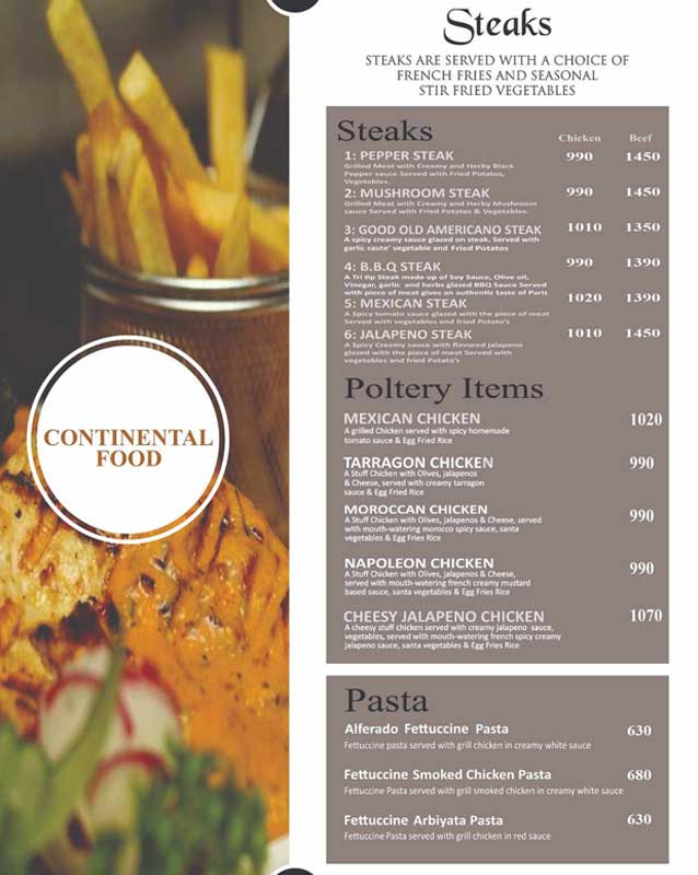 Panda Kitchen menu