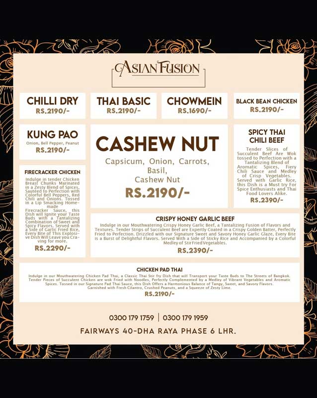 Pearson Specter Litt menu