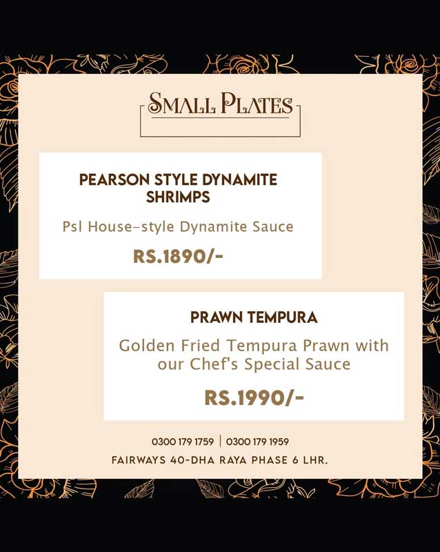 Pearson Specter Litt menu