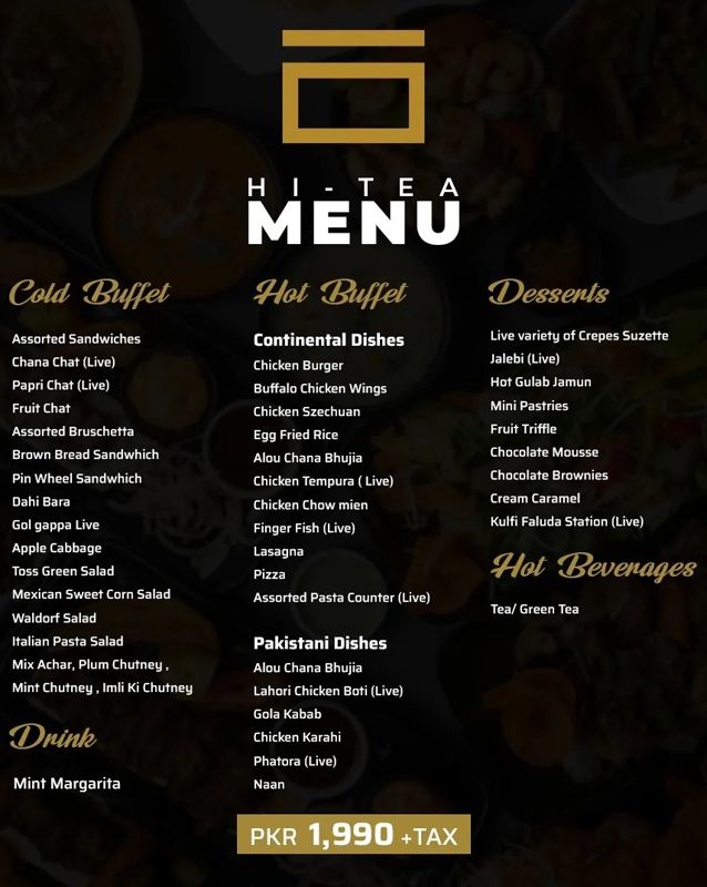 Penthouse PK menu