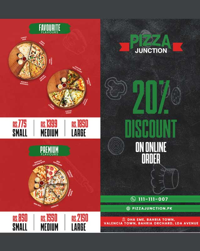 Pizza Junction menu