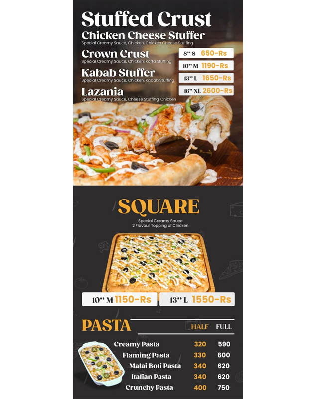 Pizza Souq menu