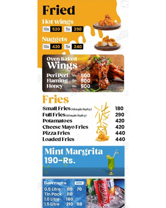 Pizza Souq menu