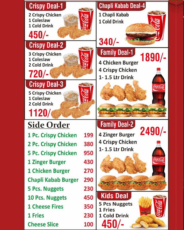 Pizza Town  menu