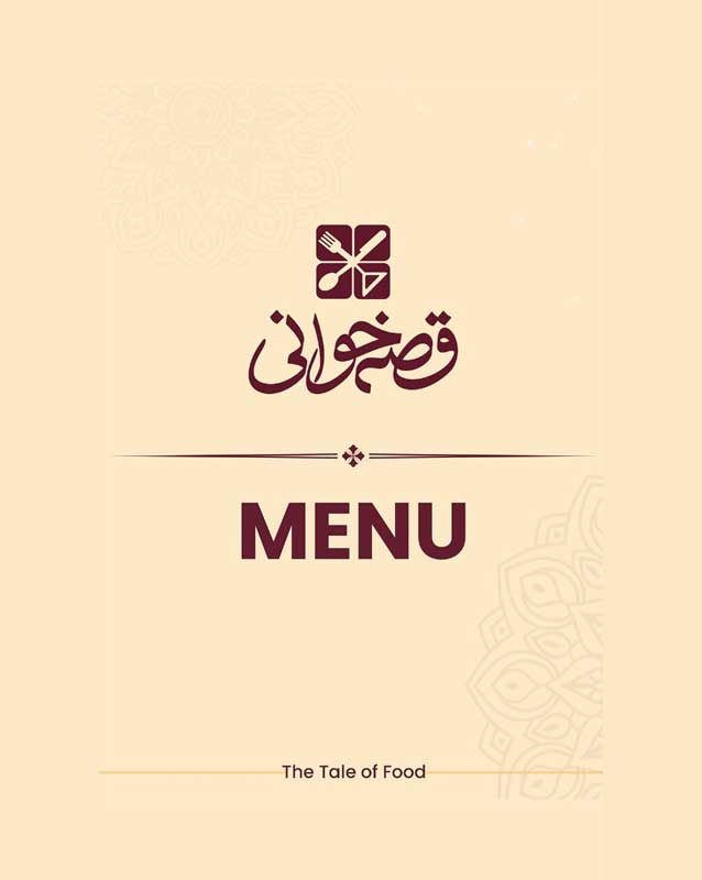 Qissa Khawani menu