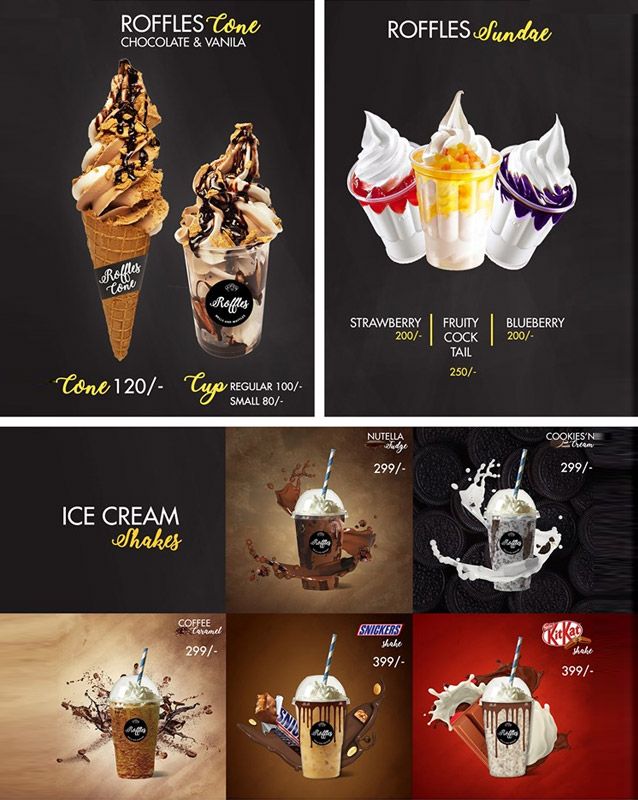 Roffles menu