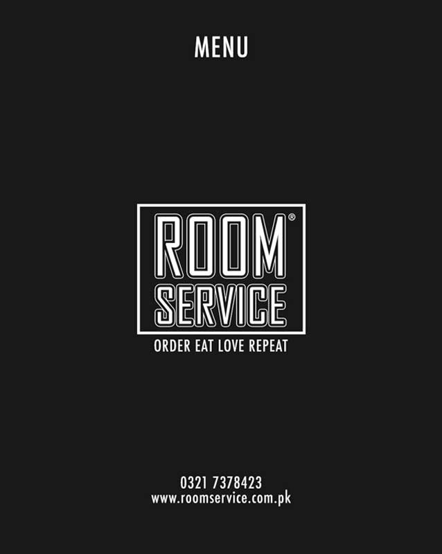 Room Service menu
