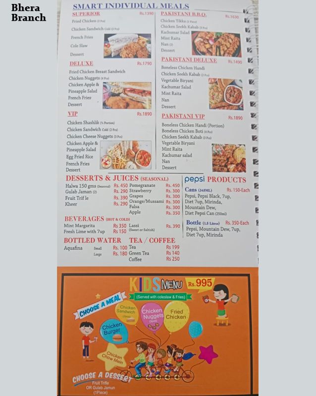 Salt'n Pepper Express menu