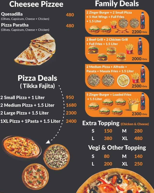 Shawarma Night menu