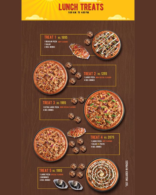 Stone Ove Pizza Valley menu