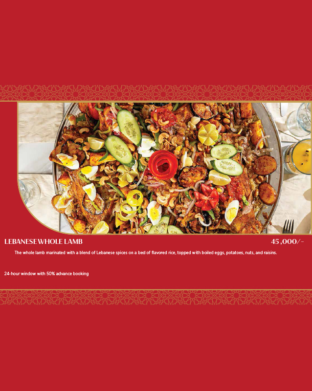 Sultan Basha menu