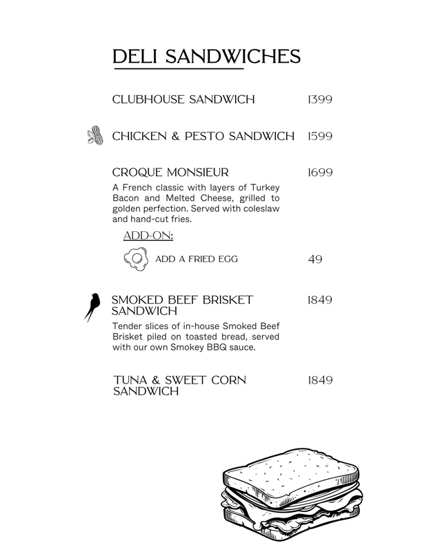 The Cracking Kernel - Café & Deli  menu